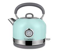 Retro Electric Kettle with Temperature Gauge by Vintage Cuisine (Mint)