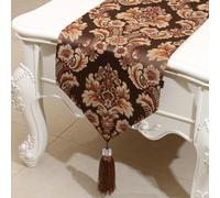 Rétro Elegante Jacquard Floreale Runner da Tavolo Nappa Sala da Pranzo Comò Casa