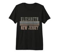 Retro Elizabeth New Jersey Maglietta Premium