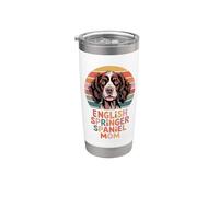 Retro English Springer Spaniel Mom Sprocker Spaniel Inglese Bicchiere termico in acciaio inox doppia parete