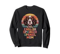 Retro English Springer Spaniel Mom Sprocker Spaniel Inglese Felpa