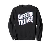 Retro ER Nurse Caffeine & Triage Medical Felpa