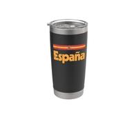 Retro España Bandiera Spagna Spagna Bicchiere termico in acciaio inox doppia parete