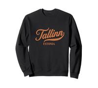 Retro Estonia Città - Vintage Tallinn Felpa
