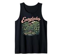 Retro Everglades National Park Gator Vintage 80s Florida Canotta