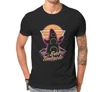 Retro Evil O Neck Tshirt Day of The Tentacle Game Pure Cotton Original T Shirt Men Tops Fashion Oversized