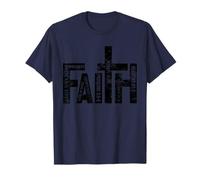 Retro Faith Christian - Religioso versi biblici basati sulla Fede Maglietta