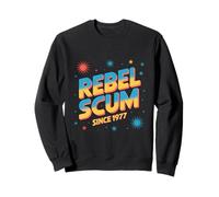 Retro Fantascienza Star Rebel 1977 Spazio Vintage Nerd Nostalgia Felpa
