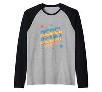 Retro Fantascienza Star Rebel 1977 Spazio Vintage Nerd Nostalgia Maglia con Maniche Raglan