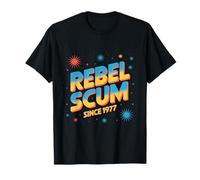 Retro Fantascienza Star Rebel 1977 Spazio Vintage Nerd Nostalgia Maglietta