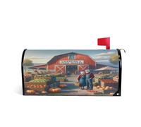 Retro Farm Market Mailbox Coperture magnetiche Mailbox Wraps Mail Box Cover Decorazioni per Giardino Cortile Home Decor Dimensioni standard 45,7 x 52,8 cm