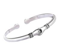 Retro Female Jewelry Bracelets Opening Handshake Creative Friendship Bangles