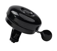 Retro ferro e plastica per bici forte squillo per una facile installazione per bici elettriche pieghevoli da strada argento o nero (nero)