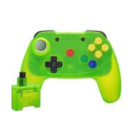 Retro Fighters Brawler64 Controller Wireless 2.4G Verde Estremo - Nuovo - N64