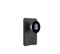 Retro Flamingo Tramonto Paradiso PopSockets PopWallet per MagSafe