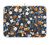 Retro Floreale Country Style Contatore Top Accessori Cucina Piatto mat XL Microfibra Piatto di Asciugatura mat 18 x 24