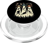 Retro Flying Saucers UFO rapimento con Bigfoot e Criptidi PopSockets PopGrip per MagSafe