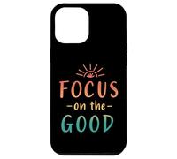 Retro Focus sulle buone vibrazioni positive Custodia per iPhone 12 Pro Max