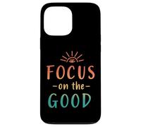 Retro Focus sulle buone vibrazioni positive Custodia per iPhone 13 Pro Max