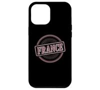 Retro Francia, francobollo I Love Paris Lover Patriotic French Sign Custodia per iPhone 12 Pro Max