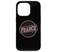 Retro Francia, francobollo I Love Paris Lover Patriotic French Sign Custodia per iPhone 13 Pro