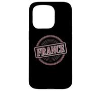 Retro Francia, francobollo I Love Paris Lover Patriotic French Sign Custodia per iPhone 15 Pro