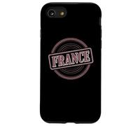 Retro Francia, francobollo I Love Paris Lover Patriotic French Sign Custodia per iPhone SE (2020) / 7/8