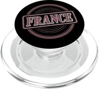 Retro Francia, francobollo I Love Paris Lover Patriotic French Sign PopSockets PopGrip per MagSafe