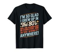 Retro Funny 80s Birthday Party Celebration Vintage Humor The Maglietta
