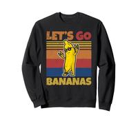 Retro Funny Banana Meme Let Us Go Banana Rocker Banane Felpa