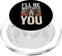 Retro Funny Dog Citazioni I'll Be Watching You PopSockets PopGrip per MagSafe