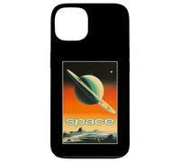 Retro Future American Space Program Inspired SciFi Graphic Custodia per iPhone 13