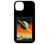 Retro Future American Space Program Inspired SciFi Graphic Custodia per iPhone 14 Plus