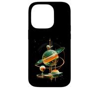 Retro Future American Space Program Inspired SciFi Graphic Custodia per iPhone 14 Pro
