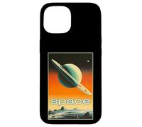 Retro Future American Space Program Inspired SciFi Graphic Custodia per iPhone 15