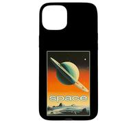 Retro Future American Space Program Inspired SciFi Graphic Custodia per iPhone 15 Plus
