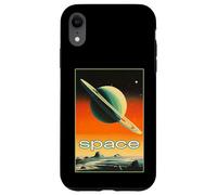 Retro Future American Space Program Inspired SciFi Graphic Custodia per iPhone XR