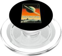 Retro Future American Space Program Inspired SciFi Graphic PopSockets PopGrip per MagSafe