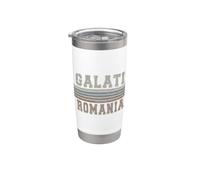 Retro Galati Romania Bicchiere termico in acciaio inox doppia parete