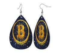 Retro Galaxy Blockchain Donna Orecchini Pendenti Lunghi Orecchino A Gancio Eleganti Pendenti Per Matrimonio Festa Fori Multipli