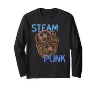 Retro game industria steam punk game nerd pc Maglia a Manica