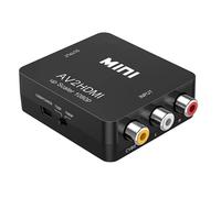 Retro Gaming Hero, adattatore da AV a HDMI con ampia compatibilità per TV, PC e PS2Space, converte l'ingresso composito RCA in uscita HDMI in un
