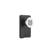 Retrò gatti gatto a forma di cuore 60 cuori, per donne e bambine PopSockets PopWallet per MagSafe