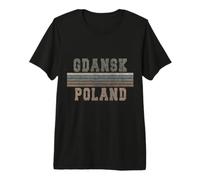 Retro Gdansk Polonia Maglietta Premium