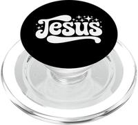 Retro Gesù Cristiano Ragazza Religiosa Fede Ministro Sacerdote PopSockets PopGrip per MagSafe