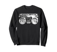 Retro Ghetto Blaster - Boom Box 80 '90 Hip Hip Rap Felpa