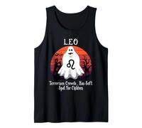 Retro Ghost Zodiac Sign Leo Halloween Costume Canotta