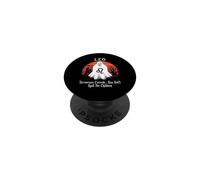 Retro Ghost Zodiac Sign Leo Halloween Costume PopSockets PopGrip Adesivo
