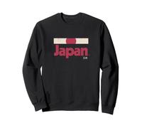 Retro Giappone Bandiera Nihon Giapponese Felpa