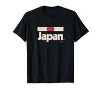 Retro Giappone Bandiera Nihon Giapponese Maglietta